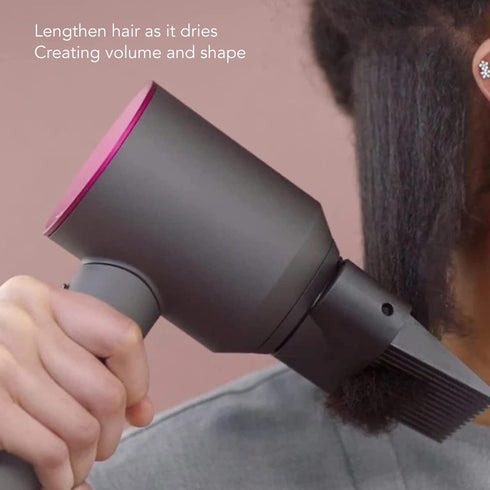 Blower Dryer Comb Attachment, Professional Hairdressing Styling Tool for Straightening Natural Curly Hair Wide Tooth