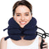 Cervical Neck Traction Device for Pain Relief, Adjustable Inflatable Neck Stretcher, Neck Brace for Decompression (Blue)