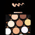 Mallofusa Face Makeup Concealer Foundation Palette, Creamy Moisturizing, 0.49oz (Green)
