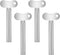 HekouJiub 4Pcs Metal Tube Squeezer, Stainless Steel Toothpaste Squeezer - Roller Tube Key