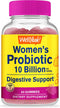 Probiotics for Women Gummies, 60 Gummies, 10 Billion CFU, Digestive Support, Vegan, Natural Sourced Flavors
