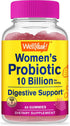 Probiotics for Women Gummies, 60 Gummies, 10 Billion CFU, Digestive Support, Vegan, Natural Sourced Flavors