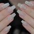 YIMART Coffin Fake Nails 500pcs Ballerina Acrylic Nails Full Cover, Ballet Shape Artificial False Nail Tips for