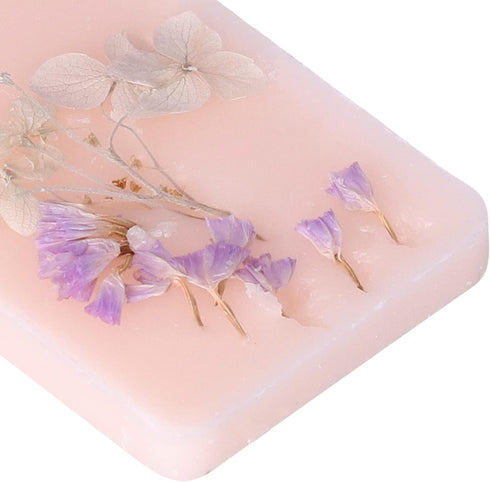 Restokki Light Rose Flavor Aromatherapy Wax Tablets, 3Pcs Cute Pink Paraffin Flower & Floral Air Freshener Cubes