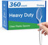 360 Count Clear Plastic Spoons Disposable, BPA-Free, Heavy Duty Bulk for Party Supply