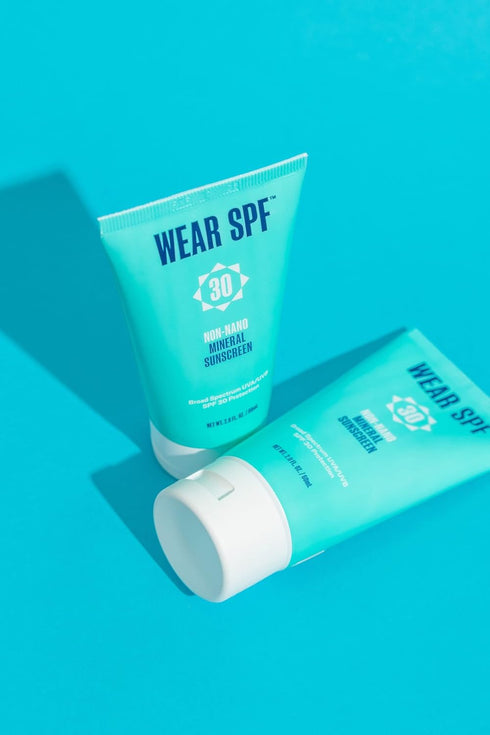Non-Nano Mineral Sunscreen SPF 30, Broad-Spectrum, Reef-Safe, Zinc Oxide Lotion for Face and Body, 2 oz