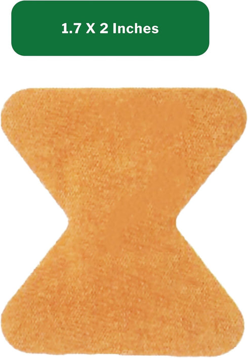 McKesson Adhesive Bandages, Sterile Fabric Digit Fingertip, Tan, 1.7 in x 2 in, 100 Count
