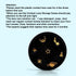 Contact Lens Case, Cute Moon and Stars Holder Kit with Remover Tool, Tweezers, Mirror, Storage Box