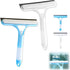 incthoust 3 in 1 Window Cleaning Scraper,3 in 1 Spray Squeegee,Window Squeegee with