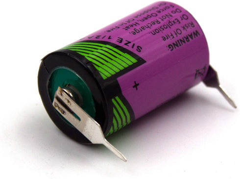 elxjar TL-5902/T (T Terminal) 3.6V 1/2AA Battery Replacement, 2-Pack for Tadiran
