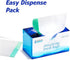 8 Gallon Drawstring Garbage Bags, 0.8 Mil Ultra Strong Medium Kitchen Trash Bags, 50 Count, White, Unscented