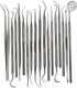 IMED SCIENTIFIC Multifunction Dental Tools 17 Pcs Plaque Remover Teeth Cleaning Set Oral Care
