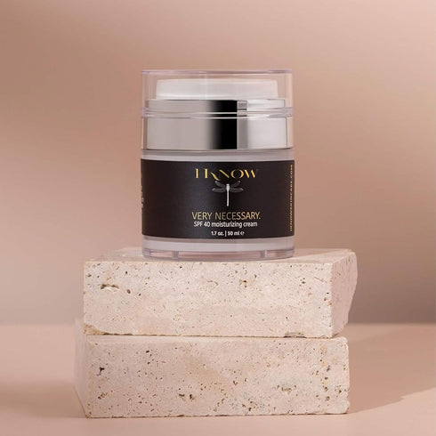 IKNOW VERY NECESSARY Broad Spectrum SPF 40 Skincare, Sun Protection Cream for Pro-Aging, Facial Moisturizer