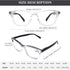AQWANO 4 Pack Blue Light Filter Computer Reading Glasses for Men and Women, Glare Protection