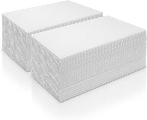 Fresh Towel Disposable Linen-Feel Guest Hand Towels for Bathroom, Kitchen, Party, Wedding, 100 Count (2 Bags of 50)