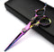 Professional 6.0 Inch Rainbow Color Dragon Handle 440C Salon Hair Cutting Shear, Perfect for Barber Stylist and Home Use