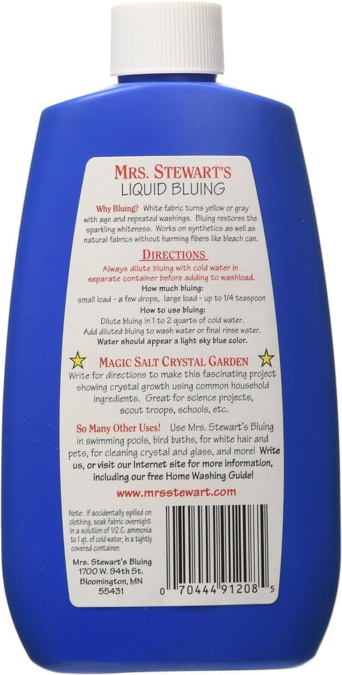 Mrs. Stewart's Bluing 8 (Pack 2) Mrs. Stewart's Concentrated liquid bluing , ounce