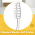 400 Pack Disposable Toothbrushes, Individually Wrapped Manual Single Use Soft Bristle Toothbrush Set for Adults Kids