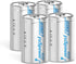 CR15h270 3V Lithium Battery, 850mAh CR-2 Batteries, 4 Count (Pack of 1)