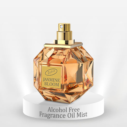Zoha Jasmine Bloom - Jasmine Perfume for Women and Men, Alcohol Free Fragrance Oil Mist, 30ml Spray