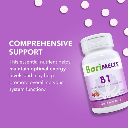 BariMelts Vitamin B1-3 Month Supply (90 Fast-Dissolving Tablets) - Post-Op Bariatric Vitamins