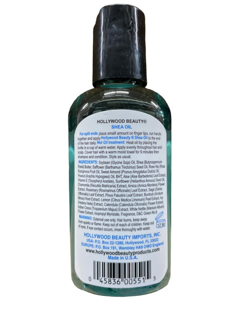 Hollywood Beauty Shea Oil, 2 oz (Pack of 3)