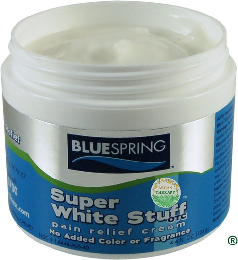 Blue Spring Back Pain Relief Cream with Emu Oil - Natural Topical Cream for Inflammation