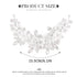 Unicra Flower Silver Bride Wedding Hair Vine Leaf Bridal Hair Piece Rhinestone Headband for Women and Girls