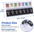 Package 2 7 HRX Pill Organizer Times a Day, Easy Fill & Open Weekly Medicine Box Vitamin Cases for Day AM PM