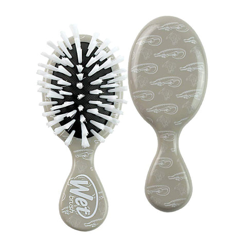 Wet Brush Detangler Hair Brush - Baby Brush for Snag-Free Detangling, Alligator Print, Ash, Standard