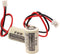 KUANMAI 2Pcs cr14250se 3V 1/2AA Disposable Cylindrical Battery with White Plug for FDK
