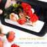 WenMei 2 Pack Black Deluxe Sun Visor Mirror, Auto Supplies Car Makeup Mirror 16.9x11cm/6.65"x4.33"