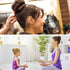 Kitjans Extra Hair Donut Bun Maker for Kids, 2PCS Ring Style Small Bun Shaper, Suitable for Short Thin Hair