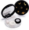 Contact Lens Case, Cute Moon and Stars Holder Kit with Remover Tool, Tweezers, Mirror, Storage Box