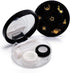 Contact Lens Case, Cute Moon and Stars Holder Kit with Remover Tool, Tweezers, Mirror, Storage Box