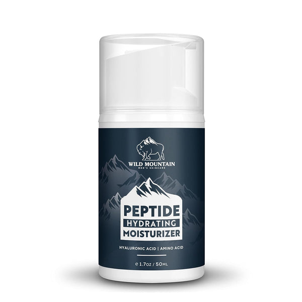Peptide Moisturizer for Men - Facial Moisturizer for Men, Hydrating Lotion for All Skin Types