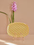 Sunny Days Print Rectangular Plate in Yellow by RICE BY RICE