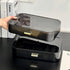 Stackable Cosmetics Organizer Drawers, Black Makeup Storage for Bathroom Vanity, Ideal for Desk and Dresser Countertops