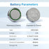AG4 LR626 Battery 376 377 SR626SW 1.5V Alkaline Coin Cells (10 Count)