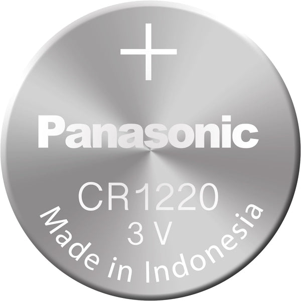 Panasonic BATTERIES - CR1220 - BATTERY, LITHIUM, 3V, COIN CELL