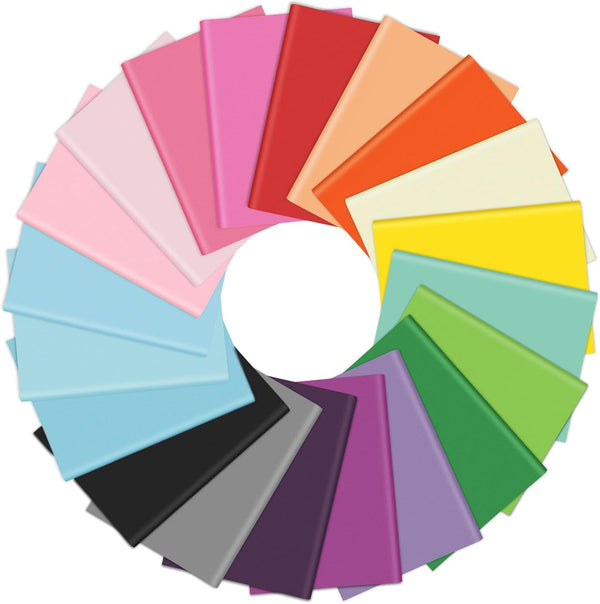 Bouiexye 60 Sheets Multicolor Tissue Paper, Rainbow Bulk for DIY Art Craft Gift Wrapping Birthday Party Festival