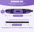 Rhino Valley Gait Belt for Senior, 59" Anti-Slip with 7 Handles, Medical Transfer Belt with Quick Release Buckle,