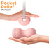 VICSKY Peanut Massage Ball with Handles & Pull Strap - Dual Trigger Point Therapy for Feet, Legs, Neck, Muscle Pain