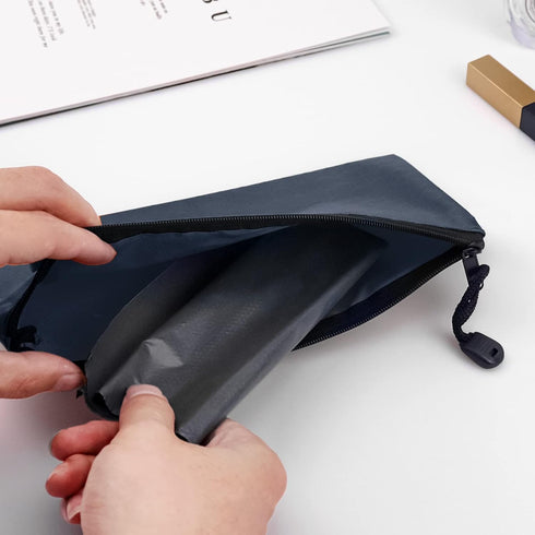 Sanitary Napkin Disposal Bags - 200pcs Gray Opaque Bags and 2 Dark Blue Storage Bags for Feminine Disposal