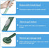 Long Handle Bath Massage Cleaning Brush - Back Scrubber for Shower with Soap Dispenser, Pink + Green