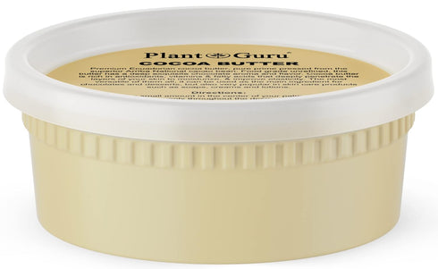 Raw Cocoa Butter 8 oz, 100% Pure Natural Unrefined FOOD GRADE for Chocolate Making, Soap, Lip Balm, Moisturizer