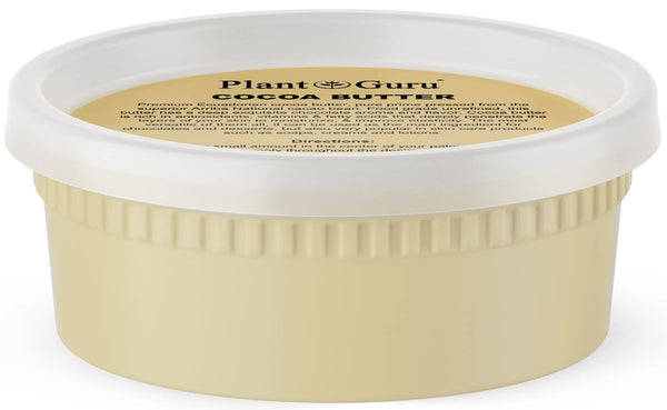 Raw Cocoa Butter 8 oz, 100% Pure Natural Unrefined FOOD GRADE for Chocolate Making, Soap, Lip Balm, Moisturizer