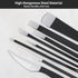 Pedicure Knife Kit, 8pcs Black Foot Dead Callus Remover Stainless Steel Tools for Professional Nail Care