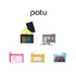 Patu Mini Zipper Mesh Bags - 3" x 4", Size XS/A8, 5 Pieces, Keychain Pouch, Coin Purse, Clear Travel Kit Organizer