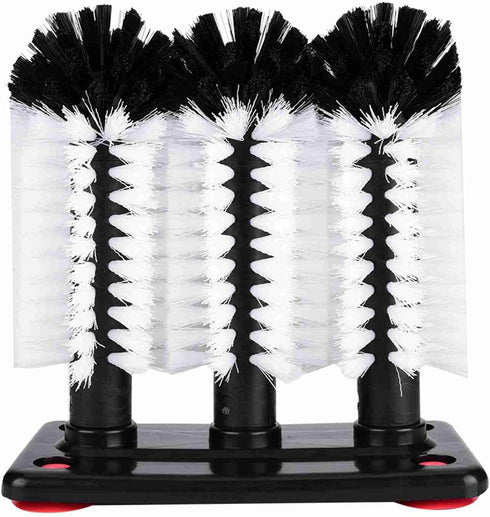 MUNEFE Brush Cleaner, Water Bottle Cleaner Brush, Glass Cup Washer with Suction Cup